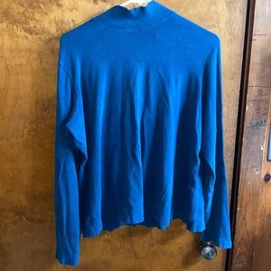 Dark turquoise long sleeve turtleneck